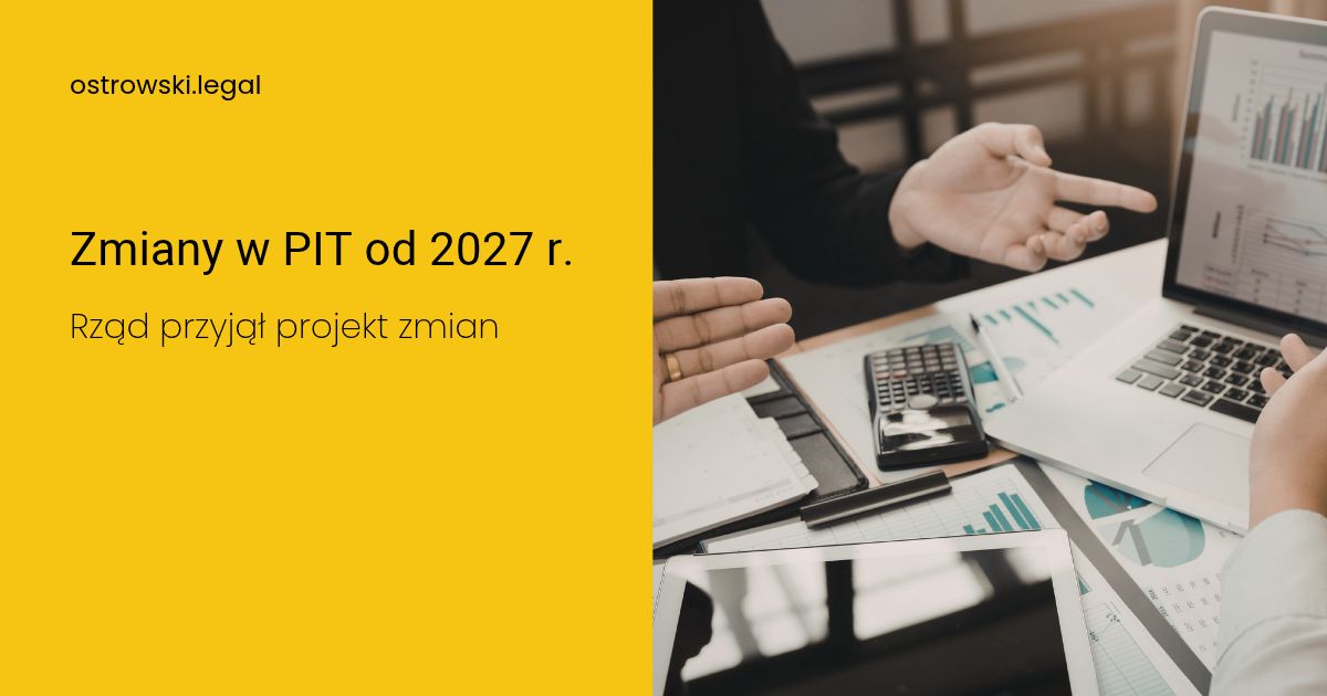 Tax alert | Changes in PIT from 2027. Government adopted the draft changes